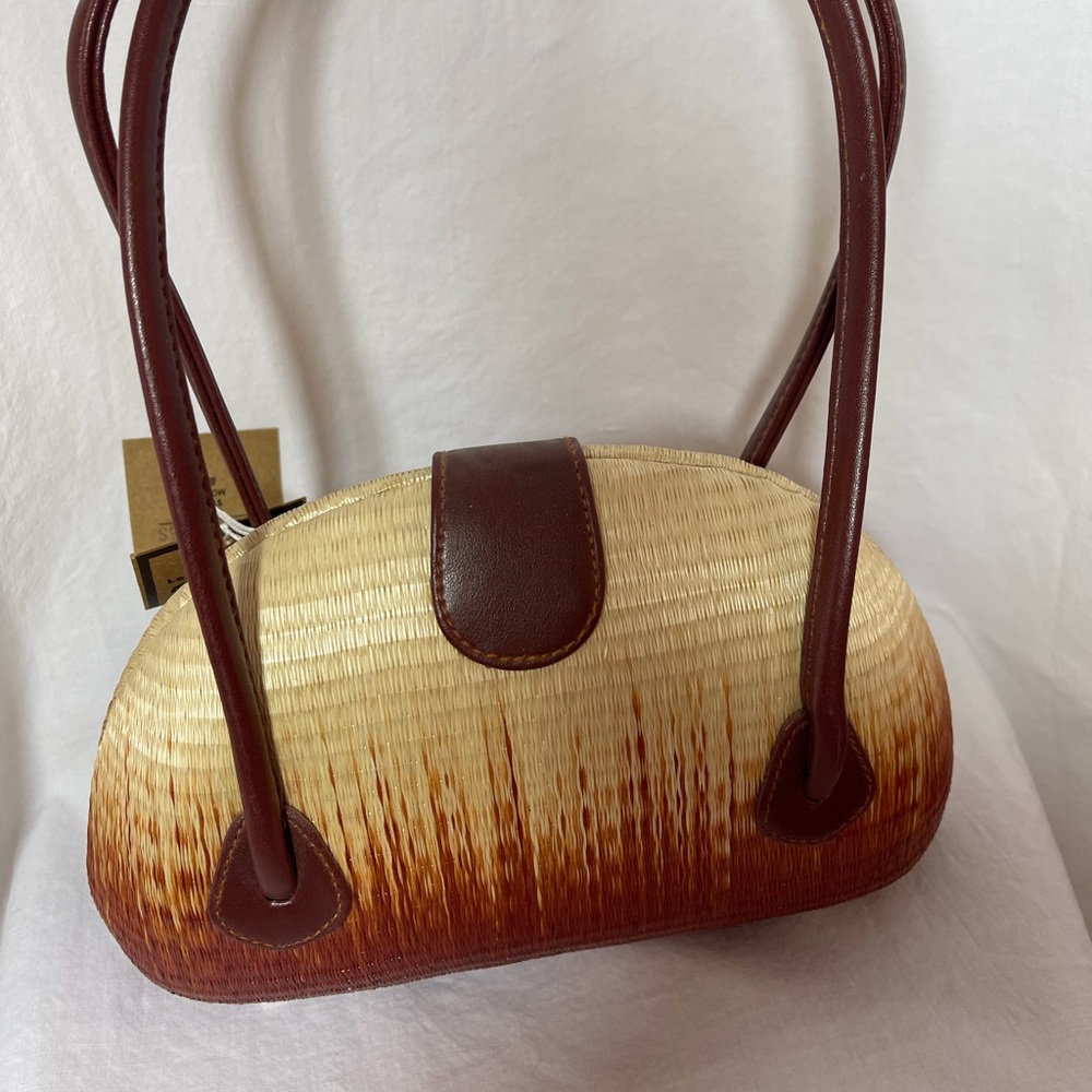 Buntail Handbag with Leather handles